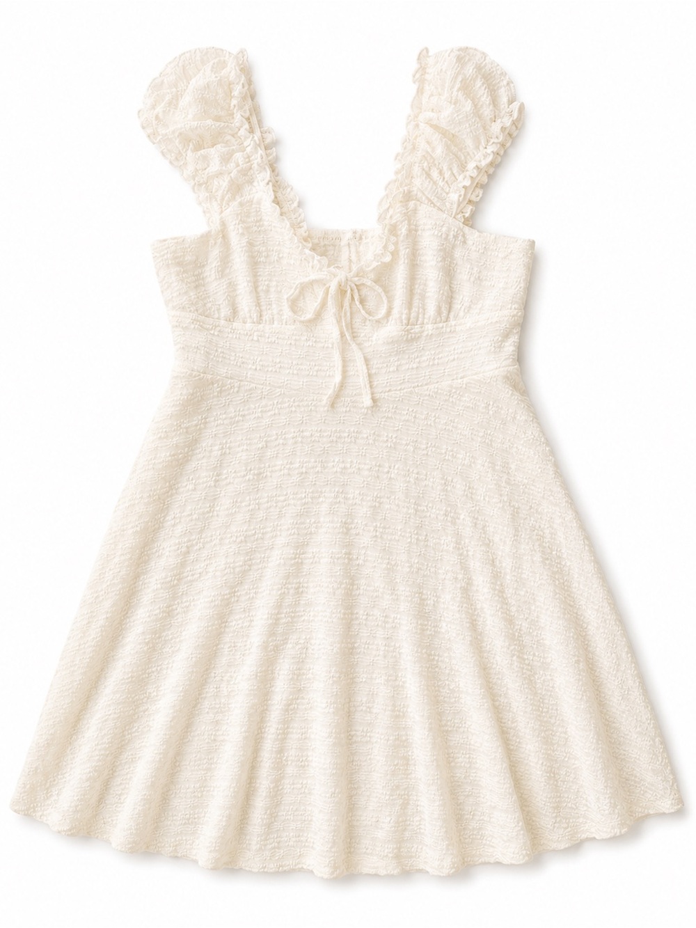 Altar'd State Cream Lace Babydoll Dress